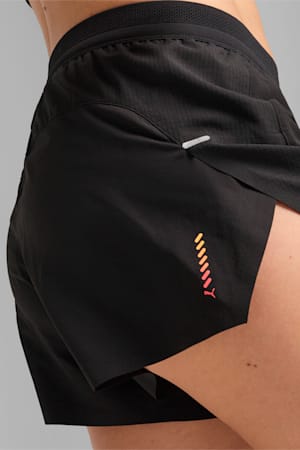 RUN ULTRAWEAVE VELOCITY Women's 3" Running Shorts, PUMA Black-Q3, extralarge-GBR